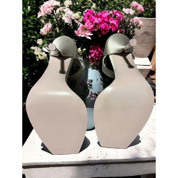 Alexander McQueen 110mm satin-finish sandals Size 7(37) - Picture 6 of 9